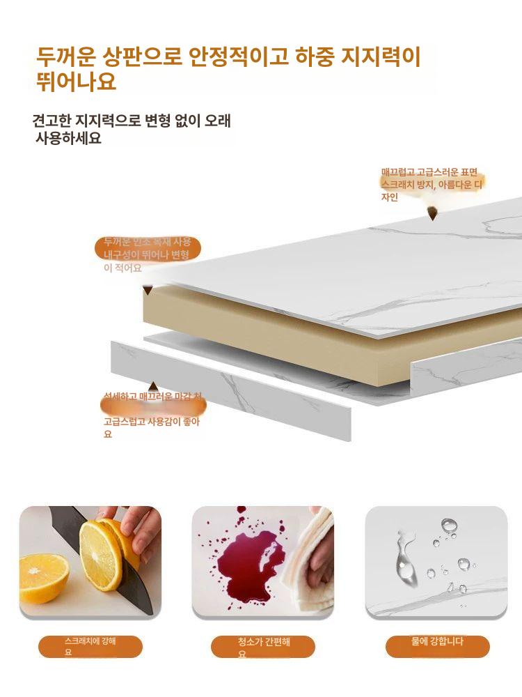 접이식 원탁 1000 가정용 탁자 대형 폴딩 이동식 호텔 테이블 간이 라운드 - 상세 이미지 5