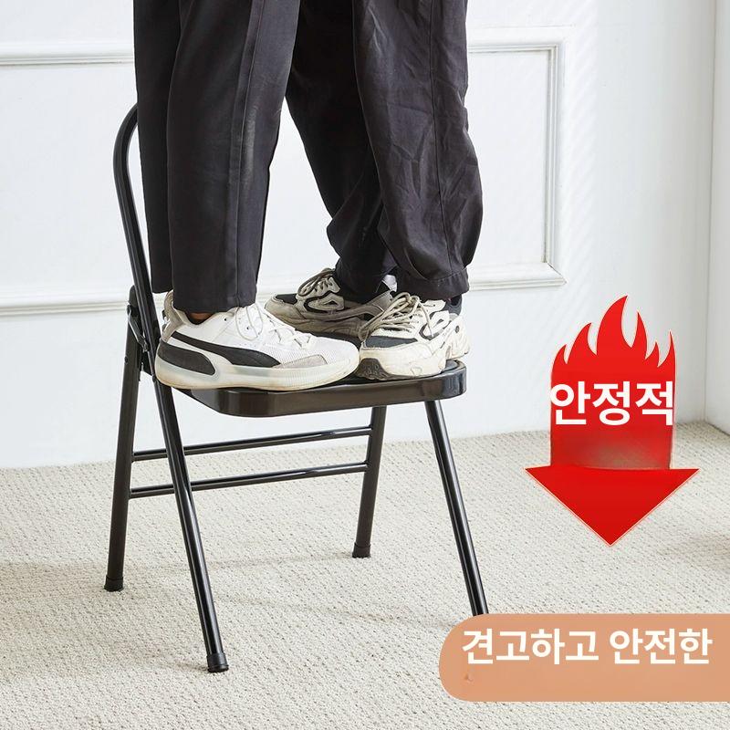 접이식 요가 의자 스트레칭 보조도구 허리 교정용 다기능 체어 요가원 초보용 폴딩 - 상세 이미지 4