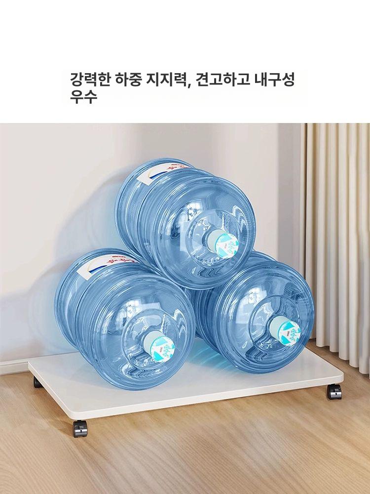 이동도 쉽게] 이동식트레이 바퀴형 수납함받침대 철제 이동식 정리함 바퀴달린선반 - 상세 이미지 5