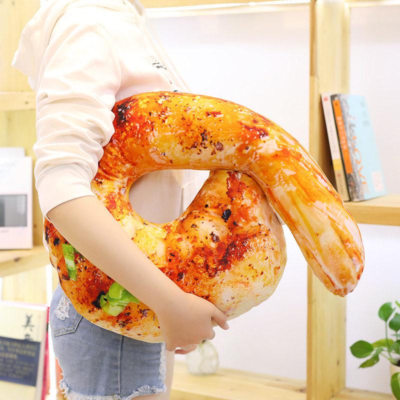 대왕 닭다리 쿠션 오징어 초대형 먹방인테리어 돼지족 치킨 레그 50cm - 상세 이미지 3