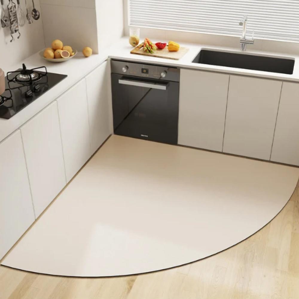 빨아쓰는 규조토발매트 코너 주방 발매트 80x80cm - 상품 이미지