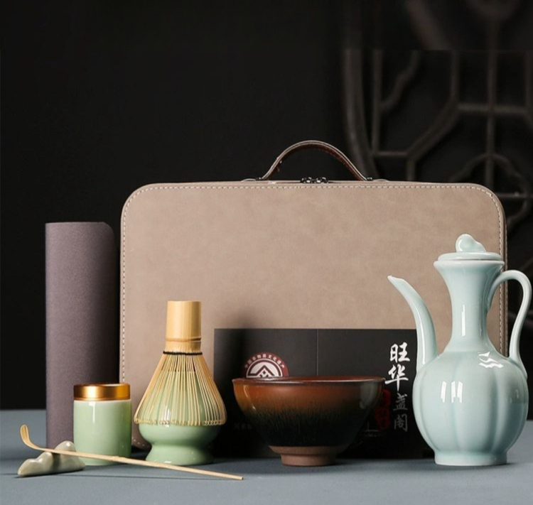 말차 다기 차선 세트 말차차선 말차솔 도구 차시 격불 다도세트 말차도구 도자기 다기세트 - 상품 이미지