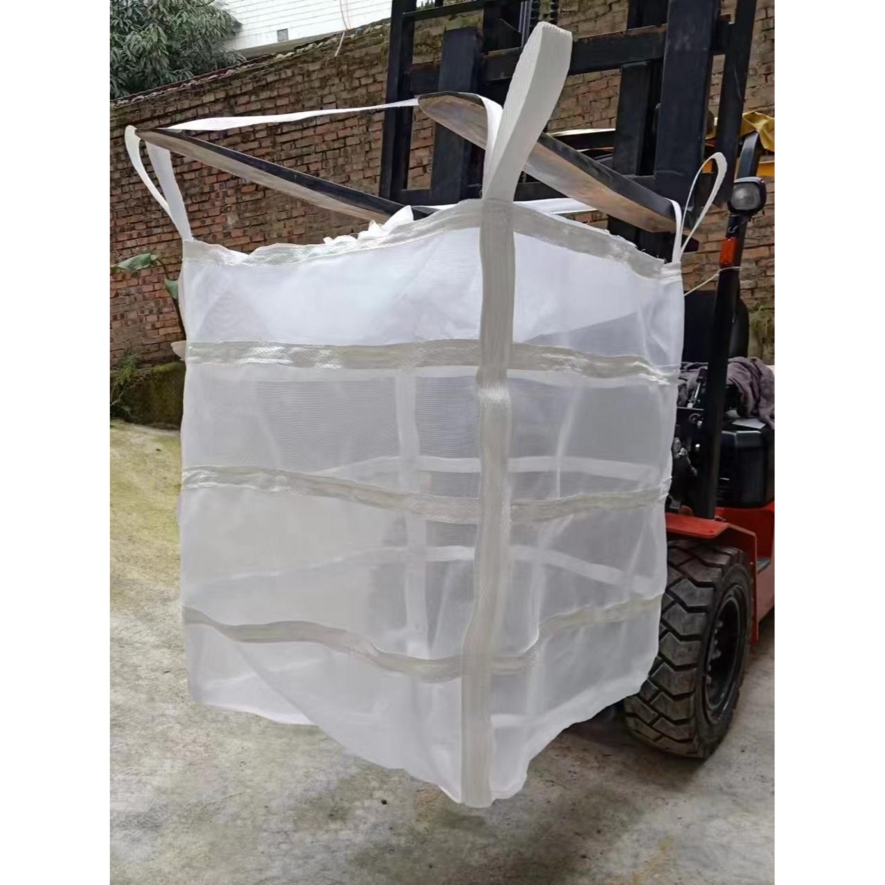 감자 톤백 망사 행잉 곡물 고구마 통기성 톤마대 바닥 탑 망사톤백 옥수수 대형 보강형 - 상품 이미지