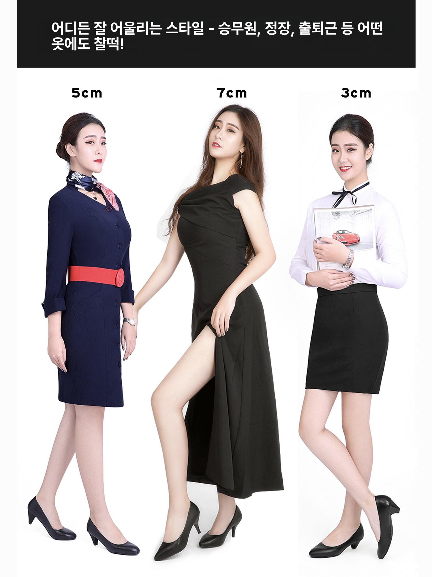 빅사이즈 발큰 여자 신발 면접 구두 - 상세 이미지 4