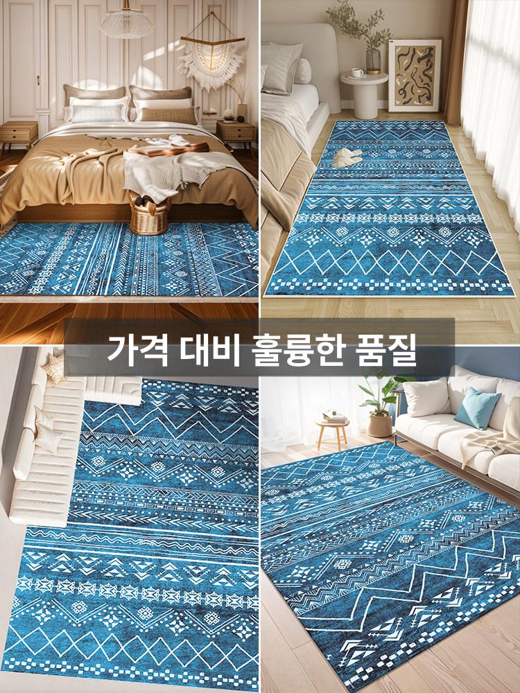 폭좁은 긴러그 300 길쭉한 카페트 200 침대옆 베란다 러그 - 상세 이미지 2