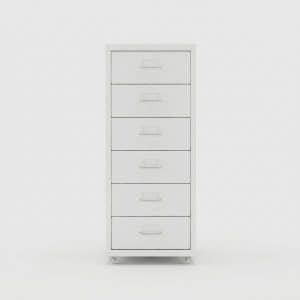 피하 서랍장 28x41x69, 6단, 화이트 4825.1268 솔직 후기 | 실제 배치 사진 포함 - 상품 이미지 1