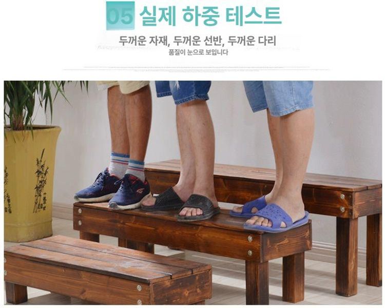 원목 데크타일 조립식 바닥재 조립식데크 세탁실 마루 마호가니 야외 나무 인테리어 타일 - 상세 이미지 5