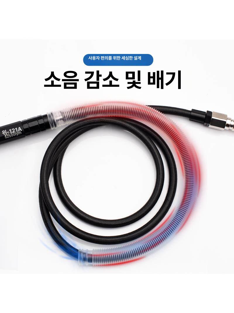 펜슬그라인더 컴팩트 에어밀러 고출력 소형 연마기 조각기 표준 샌딩기 미니 공압 이미지 6