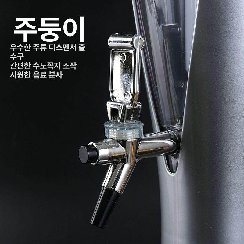 술 타워 디스펜서 대용량 유리용기 기계 맥주디스펜서 맥주탑 쏘맥 펍 가정용 하이볼 홈파티 - 상세 이미지 4