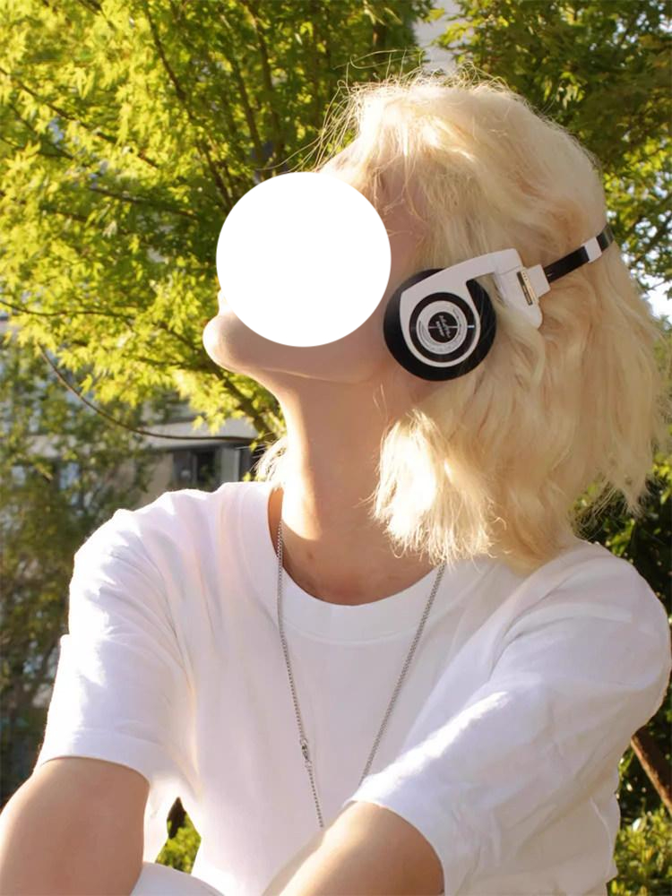 블루투스 헤드폰 레트로 감성 커버 스타일 헤드셋 옛날감성 인싸템 투명 패션 복고풍 온이어 - 상세 이미지 4
