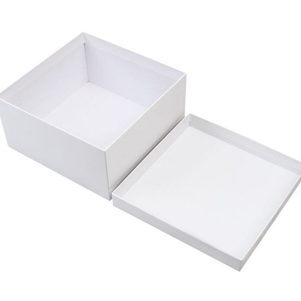 고급 선물 상자 화이트데이 무지 선물 상자 답례품 수제 종이 - 상품 이미지