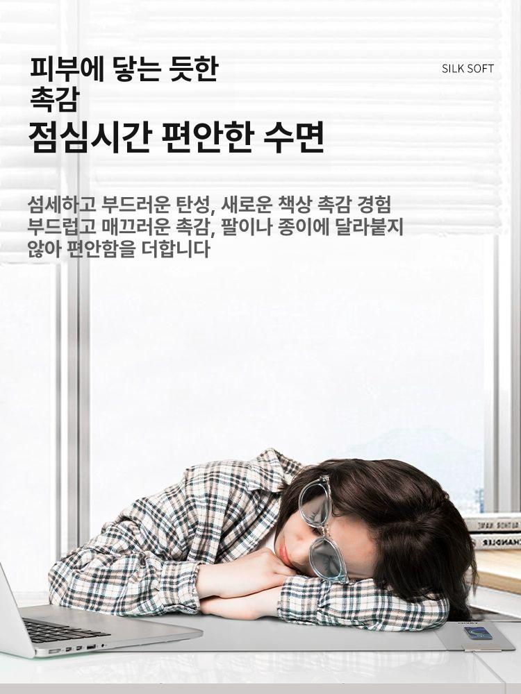가죽 장패드 대형 책상 패드 마우스 무선충전 매트 손목 기프트공방 노트북 - 상세 이미지 2