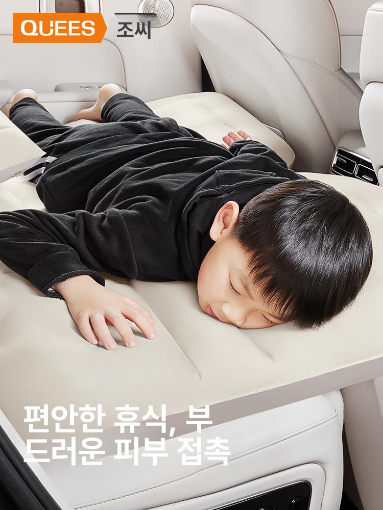 차박 에어매트 뒷자석 차량 침대 접이식 평탄화 매트 리스 쿠션 에어 - 상세 이미지 3