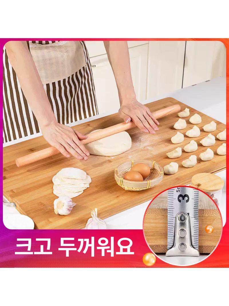 원목 도마 대형 손잡이 고급 대나무 보드 엔드그레인 대형도마 우드 아카시아 호주 양면 - 상세 이미지 2