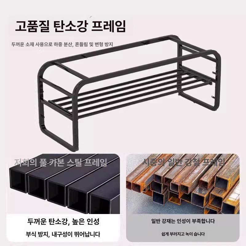 현관 신발장 벤치 원목 선반 슬림형 원룸 수납장 현관벤치 현관신발장 정리대 의자 인테리어 - 상세 이미지 4