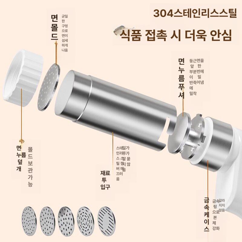 국수 면뽑는 기계 생면 제면기 업소용 면 반죽 제조기 자장면 냉면 - 상세 이미지 4