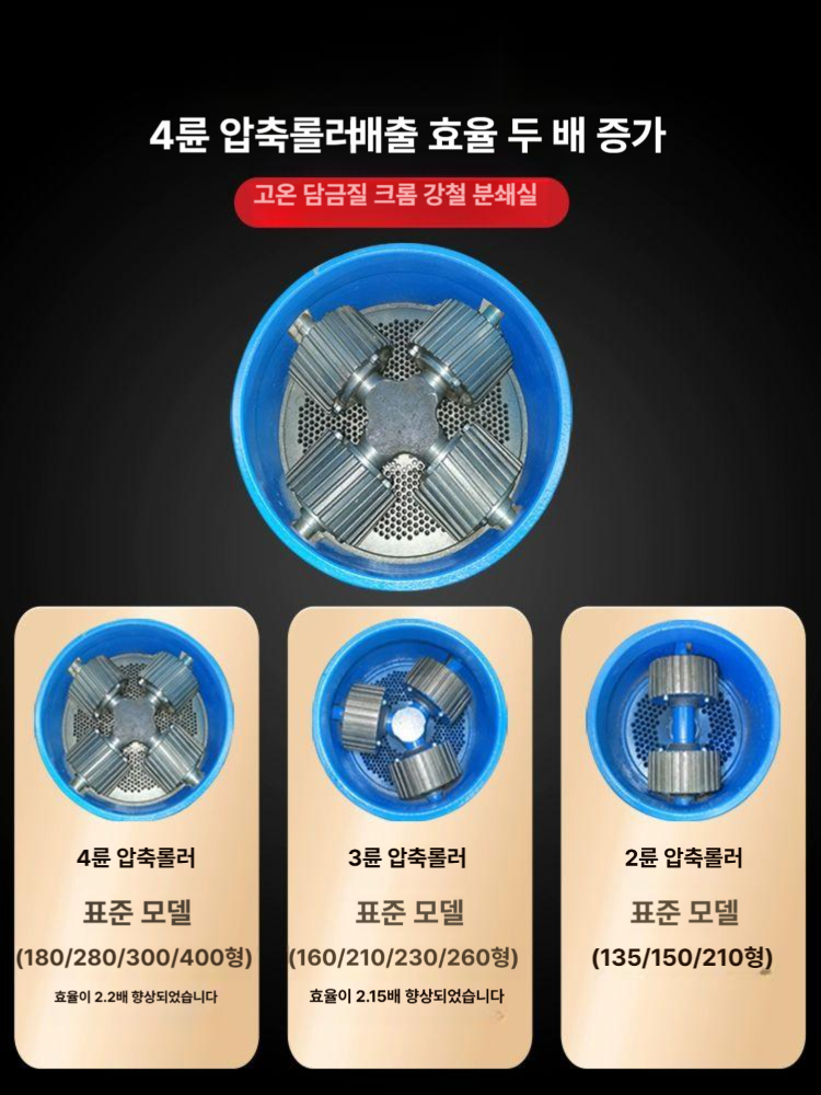 펠릿 성형기 톱밥 제조기 전기파쇄기 농장 만드는 앵무새 모이 기계 소형 축산용 전기 사료 - 상세 이미지 4