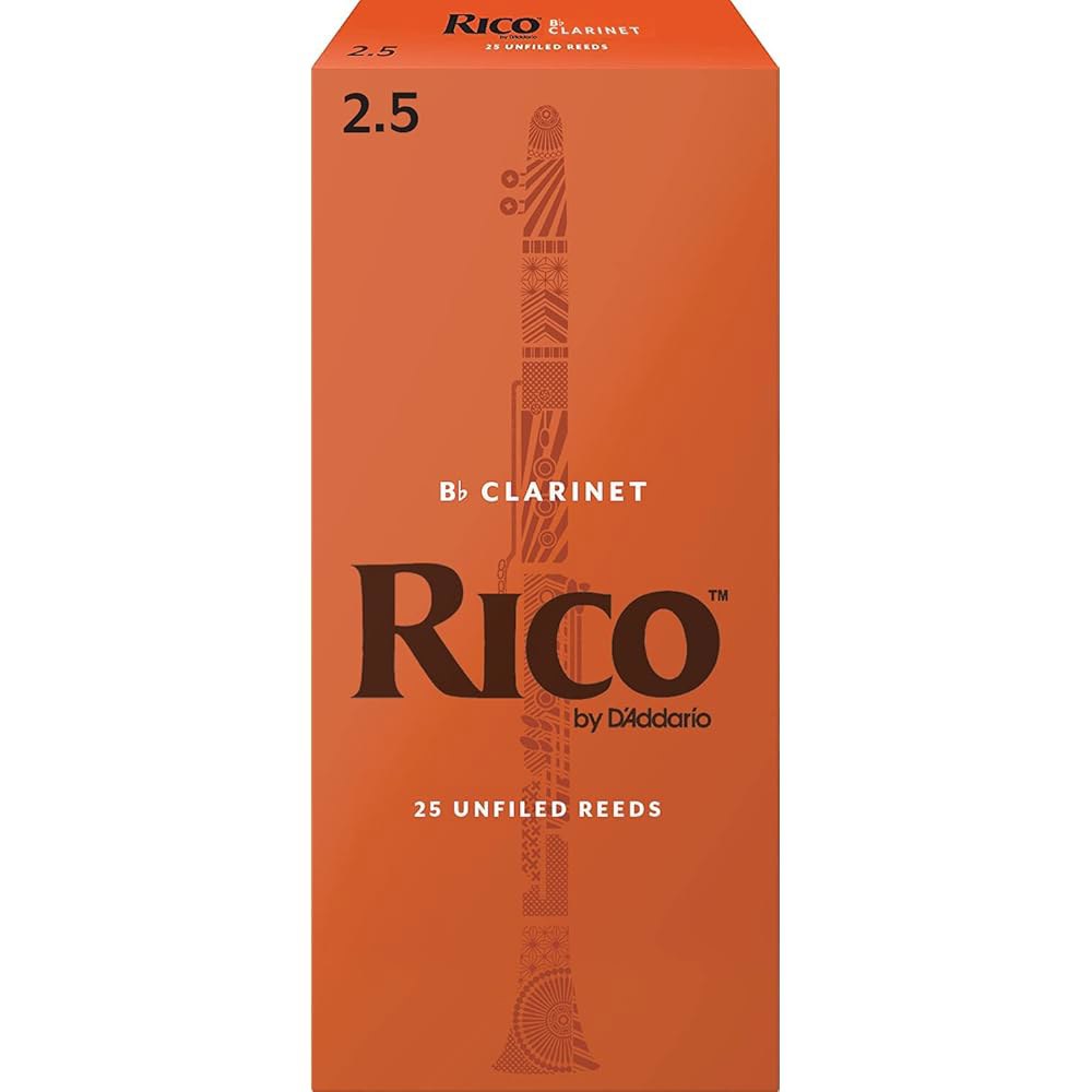 듀2019 아다리오 우드윈즈, 리코 비비 클라리넷 리드, RCA2525, 스트렝스 2.5, 25팩 1 Strength 1.5 1 3-pack - 상품 이미지
