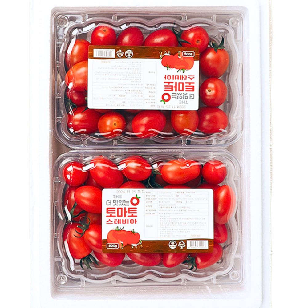 산지직송 고당도 스테비아 빙울토마토 500g+500g - 상품 이미지