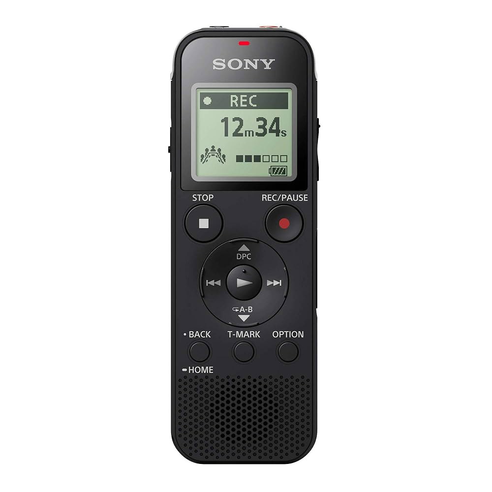 USB 음성 녹음기가 내장된 소니 ICD-PX470 스테레오 디지털 녹음기, 블랙 1 PX370 - Mono Recorder - 상품 이미지