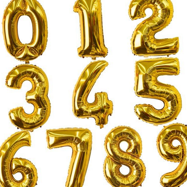 데코레이션 생일 풍선 레터링 파티 은박 풍선 장식 숫자 셀프 - 상품 이미지