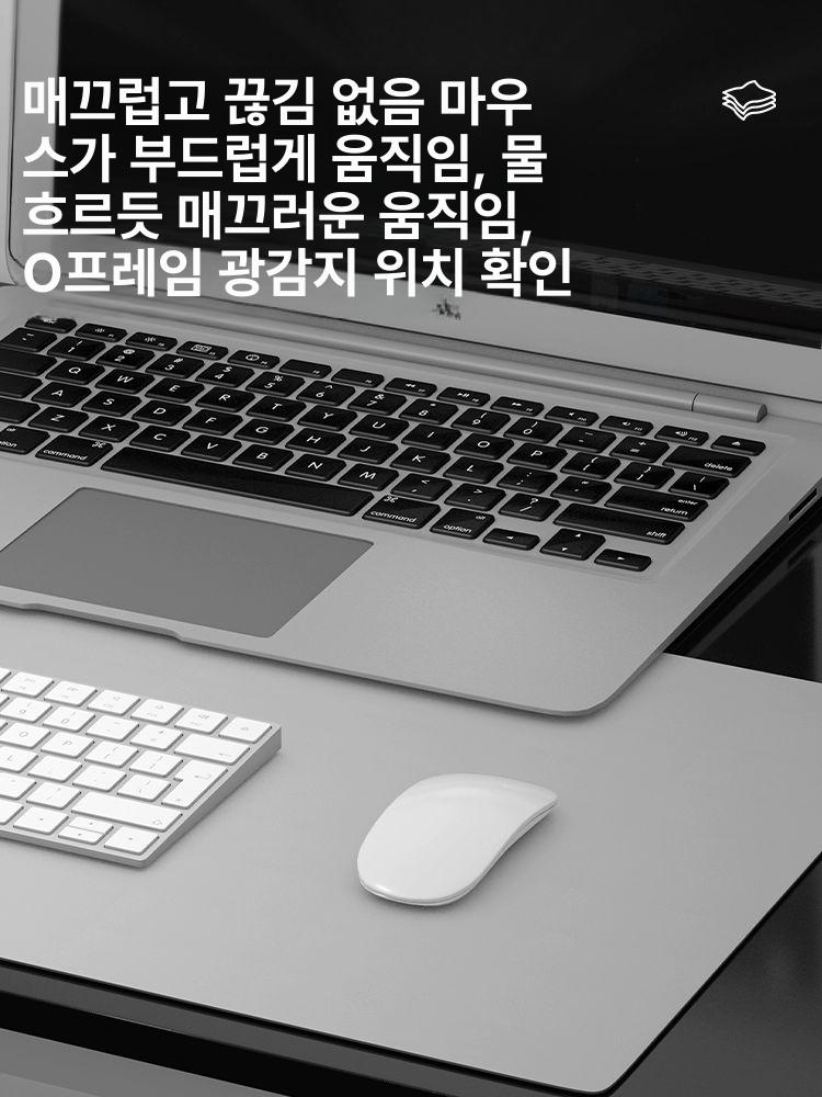 가죽 장패드 대형 책상 패드 마우스 무선충전 매트 손목 기프트공방 노트북 - 상세 이미지 5
