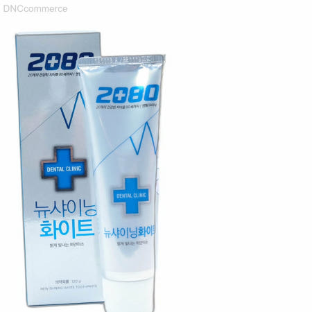 2080 뉴샤이닝 화이트 치약 120g 치아화이트닝 덴탈클리닉 생필품