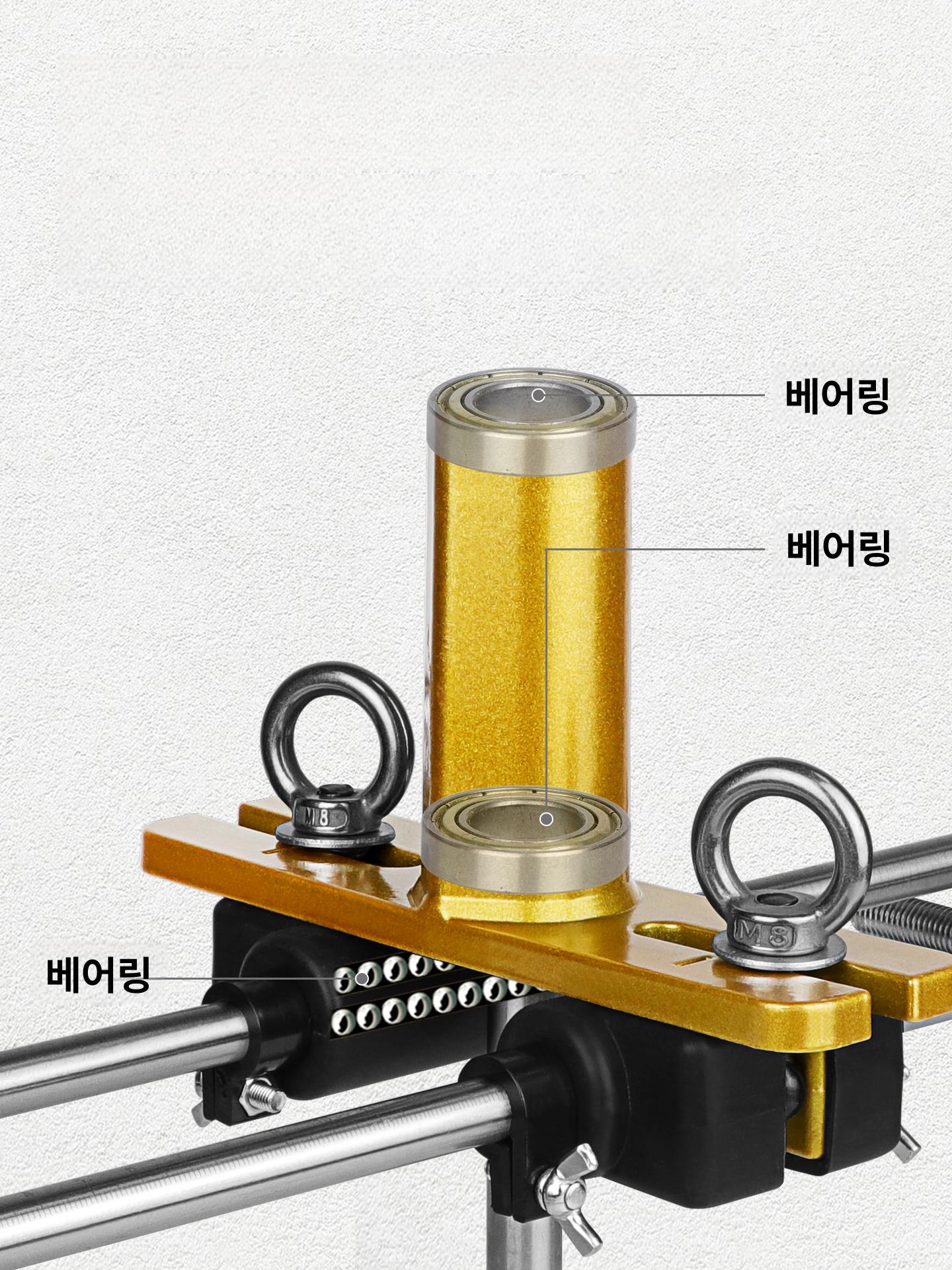 슬라이딩 모티스 경첩 문고리 문틀 도무스 트리머 문손잡이 락 가구손잡이 타공 텅스텐날 - 상세 이미지 4