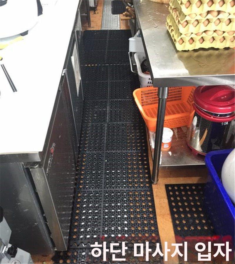 고무매트 현관 써클 원형 실외 발매트 현관앞 미끄럼방지 야외용 현관발매트 - 상세 이미지 4