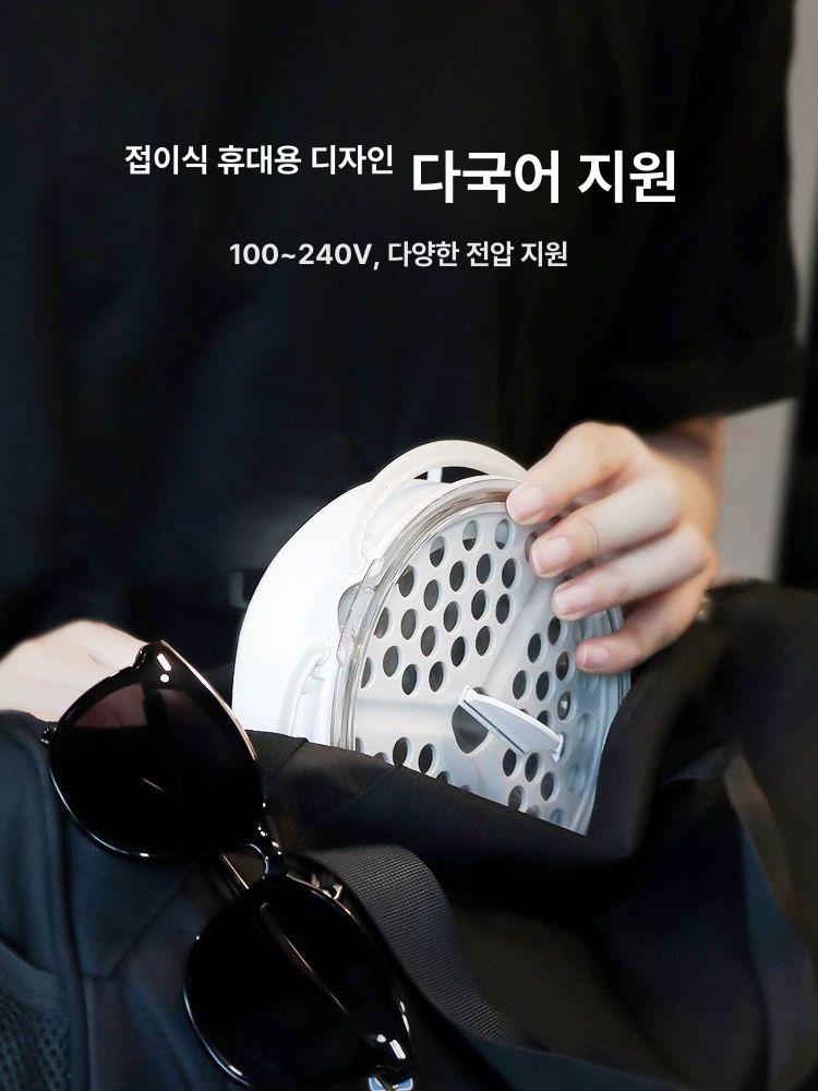 멀티쿠커 접이식 냄비 휴대용 플러그 다용도 밥솥 물병 주전자 세트 전골 여행 멀티 스마트 - 상세 이미지 4