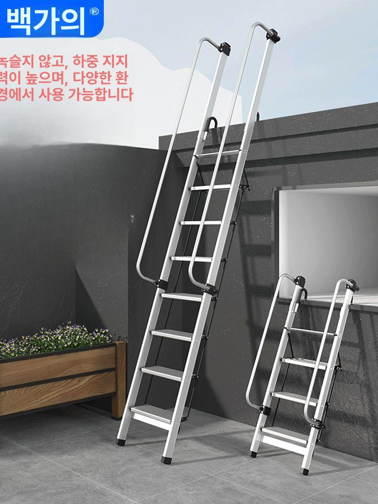 복층 걸이형 사다리 발판 작업 표준형 다락방 손잡이 옥상 - 상세 이미지 2