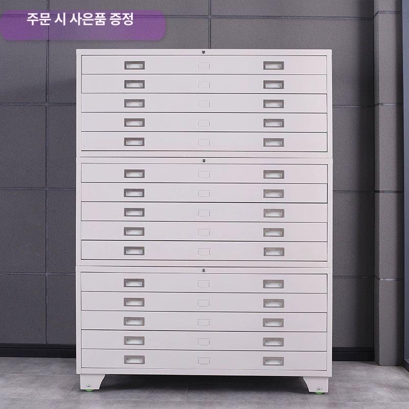 문서 파일함 서랍장 락커 설계 수납함 건축 사무실 서류 캐비넷 설계도 스틸 캐비닛 공사 - 상세 이미지 2