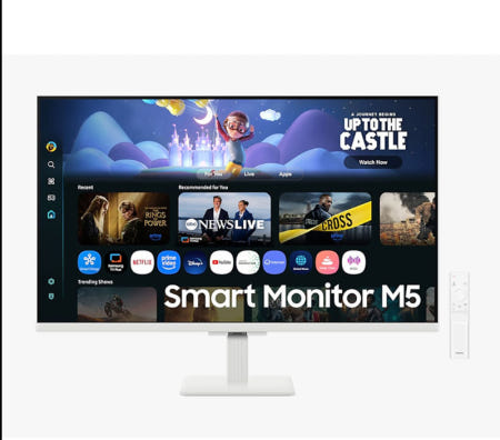 삼성전자 2025 FHD 스마트모니터 M5 화이트 LS32FM503EKXKR 재고보유si