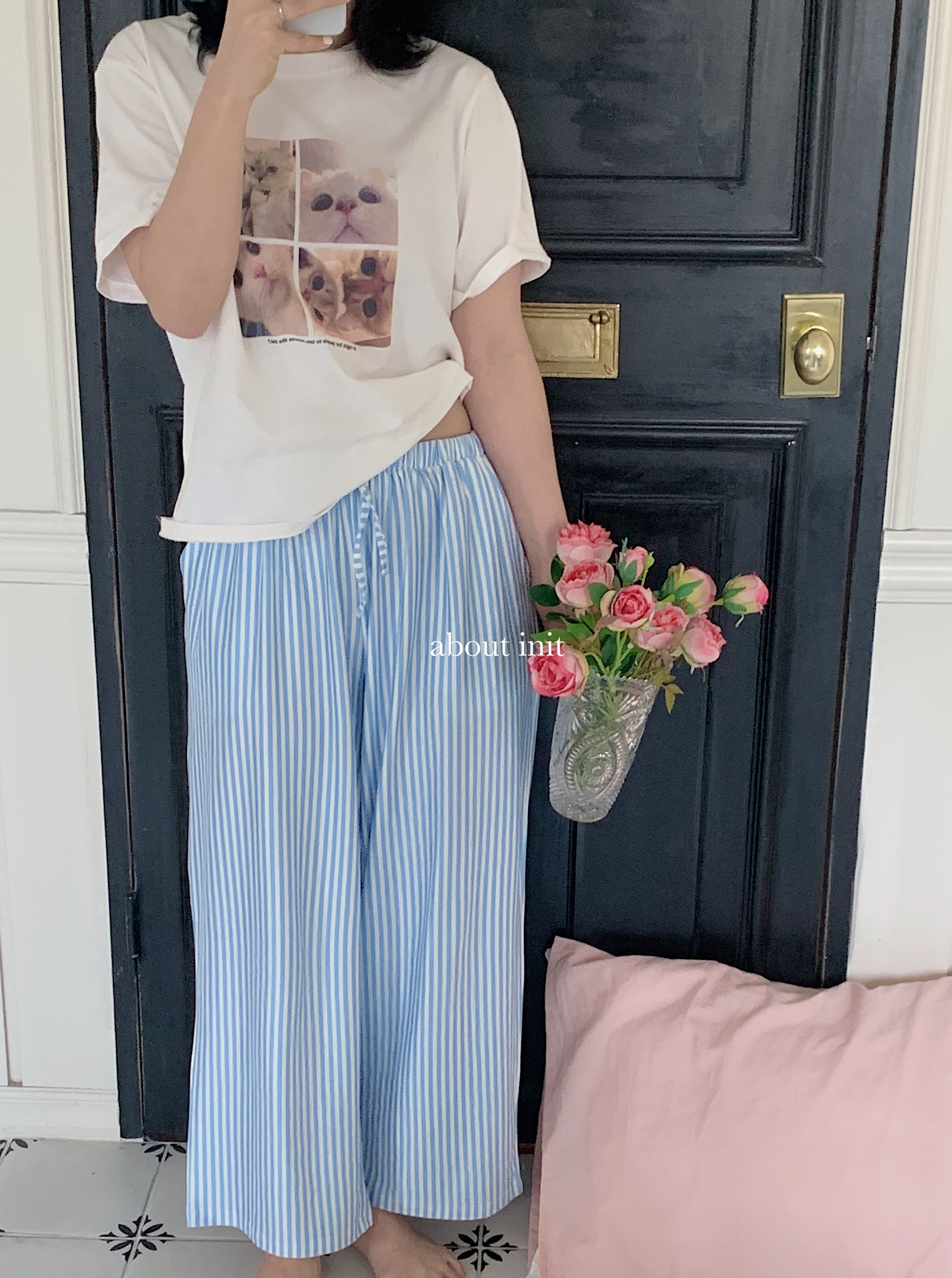 [자체제작] 빅사이즈잠옷바지 임산부잠옷 2XL 3XL - 상세 이미지 5