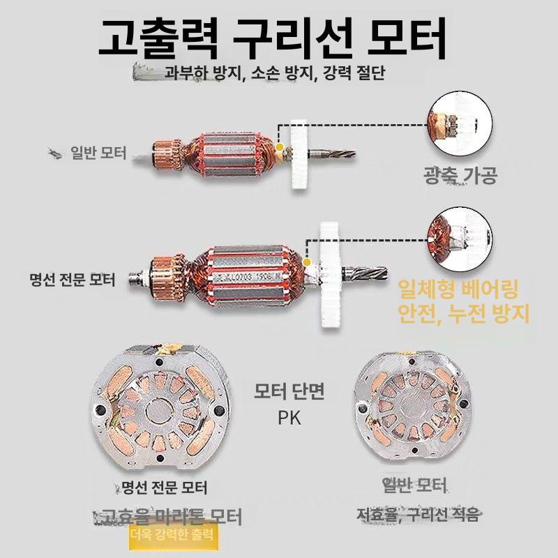 콘크리트 절단기 아스팔트 컷팅 바닥 커팅기 시멘트 슬로팅 고출력 톱날 홈파기 도로 벽돌 - 상세 이미지 4