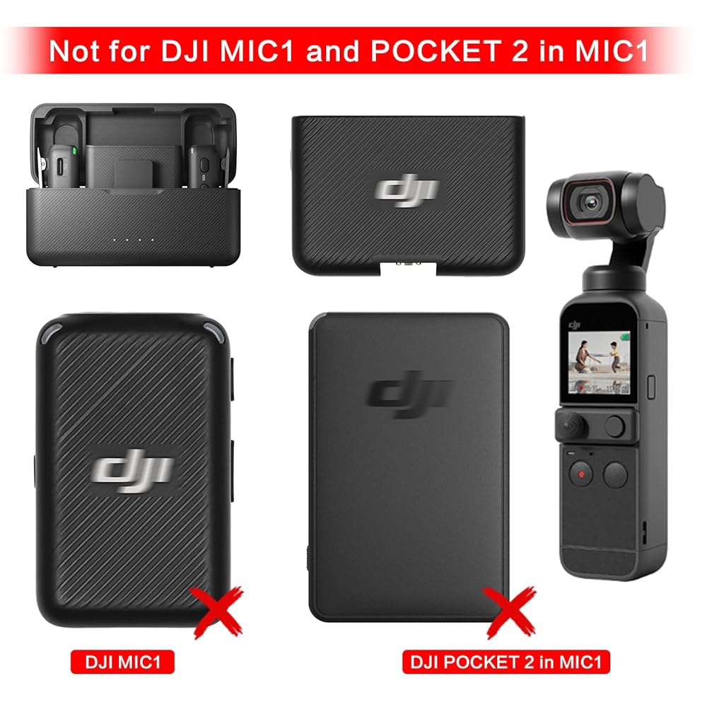 항청 마이크 윈드스크린, DJI MIC 2 호환 (DJI 1용 아님) / OSMO 포켓 퍼리 윈드 머프 (2팩-그레이) Gray - 상세 이미지 2