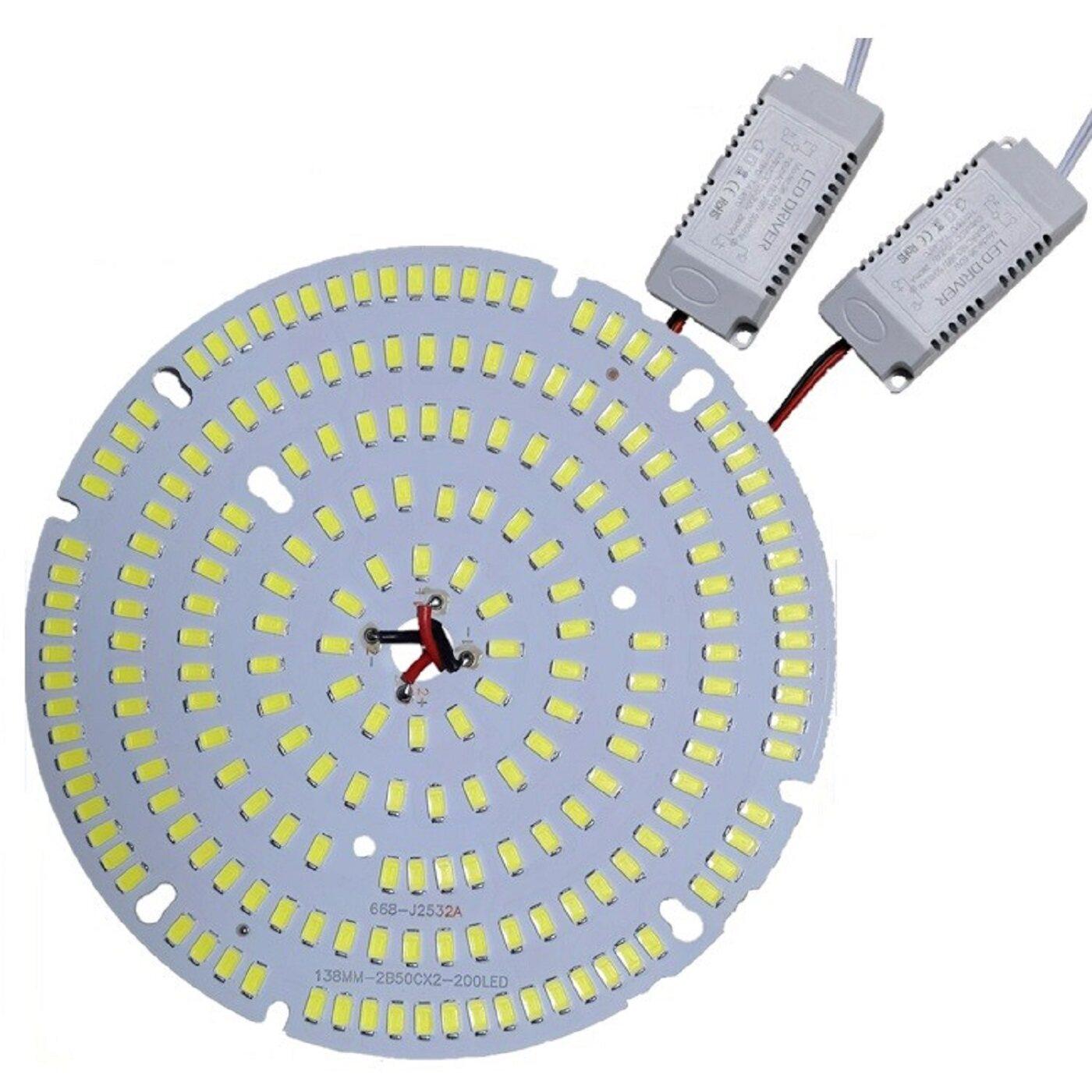18W 100MM 광원 LED SMD5730 패널 15W 120MM 24W DIY 전구 수정 PCB 라운드 라이트 - 상품 이미지
