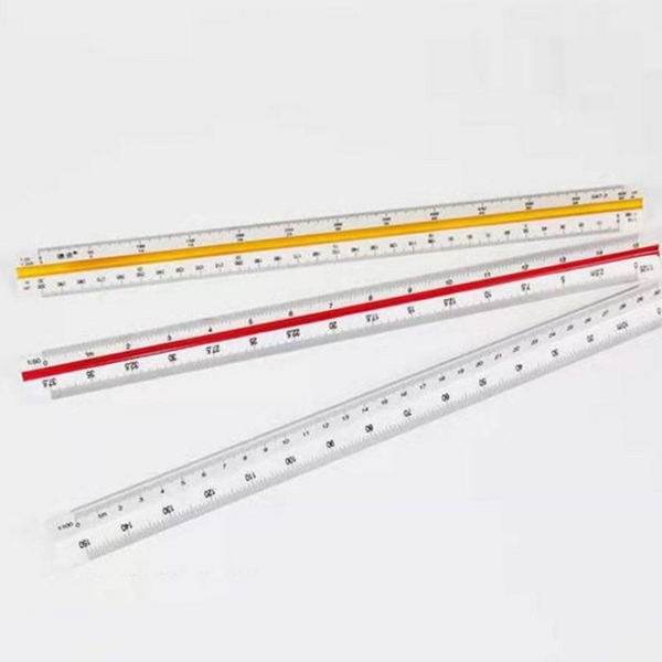15cm 제도용 삼각자 건축 스케일 축척자 도면용 설계용 - 상품 이미지