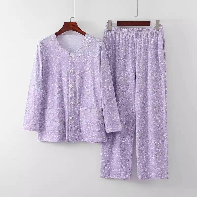 순면 요양원 실내복 홈웨어 요양원옷 상하복 할머니 - 상품 이미지