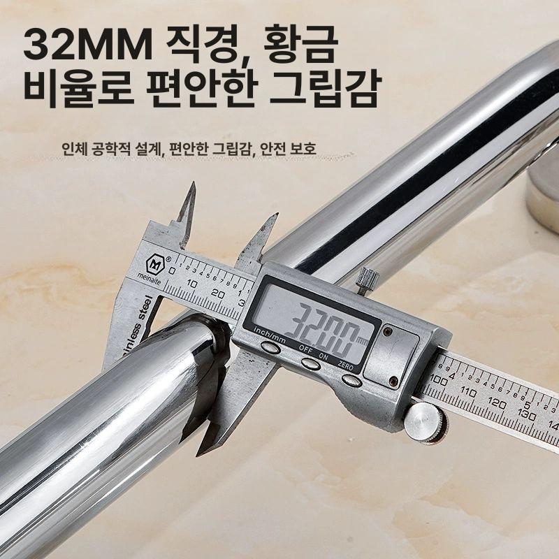 계단 난간대 손잡이 실내 실외 원목 기둥 안전 핸드 발코니 철제 옥상 안전가드 복층 - 상세 이미지 3