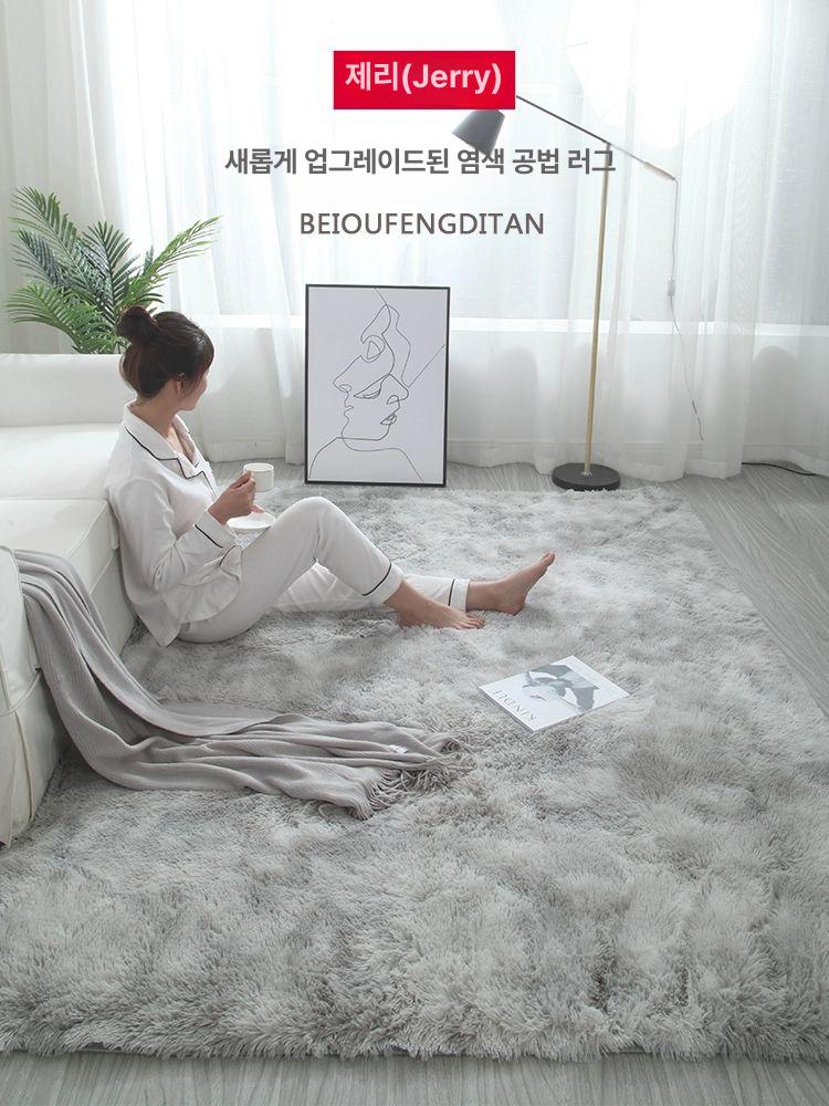 인조양털 러그 거실 북유럽 인조 털러그 카페트 미니 매트 소파 인조양털러그북유럽 대형 - 상세 이미지 2