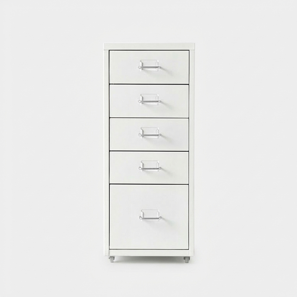 네이버 마켓비 공식스토어 피하 서랍장 28x41x69 4.1단 화이트