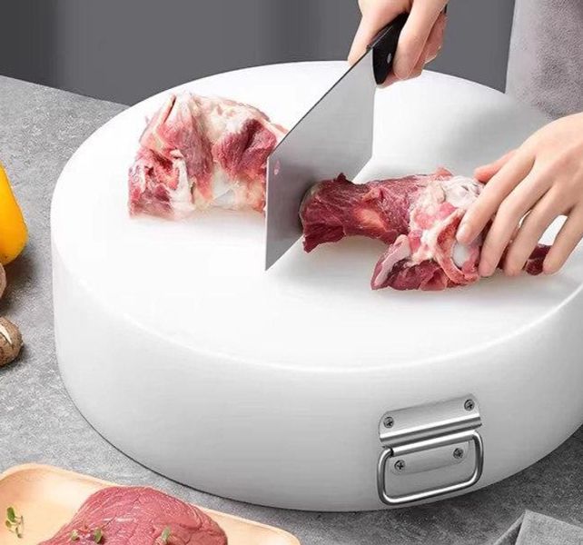 식당 도마 주방도마 업소용 플라스틱 플레이팅 양면 원형 - 상품 이미지