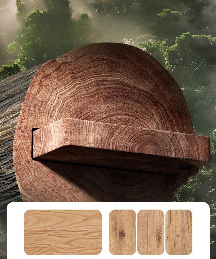 피아노 건만 모양 원목 후크형 북미 행거 옷걸이 악기 호두나무색 - 상세 이미지 5