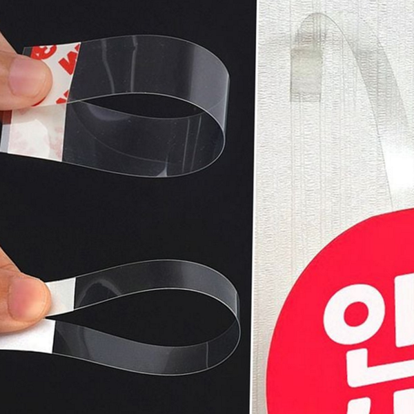 부착식 투명 댕글러 진열대 pvc 댕글러 - 상품 이미지