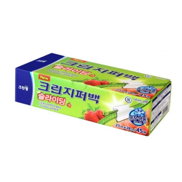 스탠딩 슬라이딩 지퍼 백 밀폐형 대용량 지퍼 백 냉장 냉동 - 상품 이미지