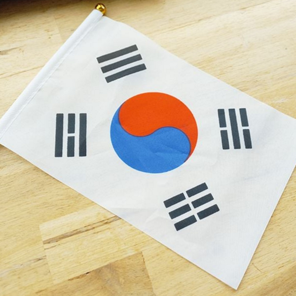 폴리 태극기 응원용 소형 태극기 탁상용 차량용 국경일 행사용 - 상품 이미지