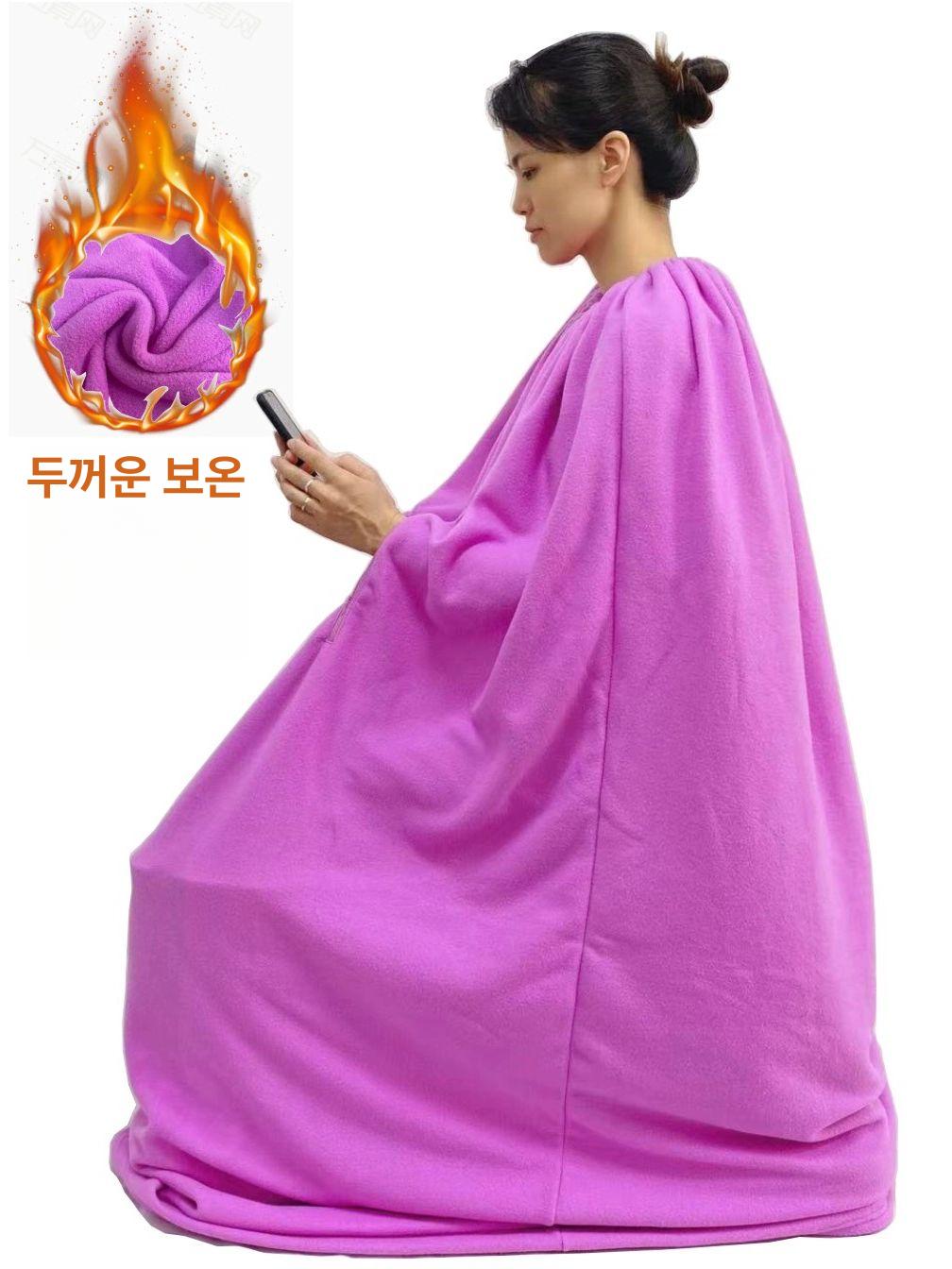반신욕 좌욕기 가운 가정용 땀복 돼 뻗으면 스팀 업소 랜덤 찜질복 반신욕가운 안 방수 손 - 상세 이미지 2