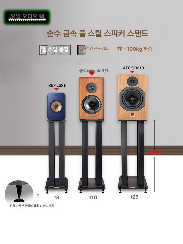 스피커 삼각대 선반 거치대 우퍼 오디오 스탠드 다이 T16-20cm - 상세 이미지 2