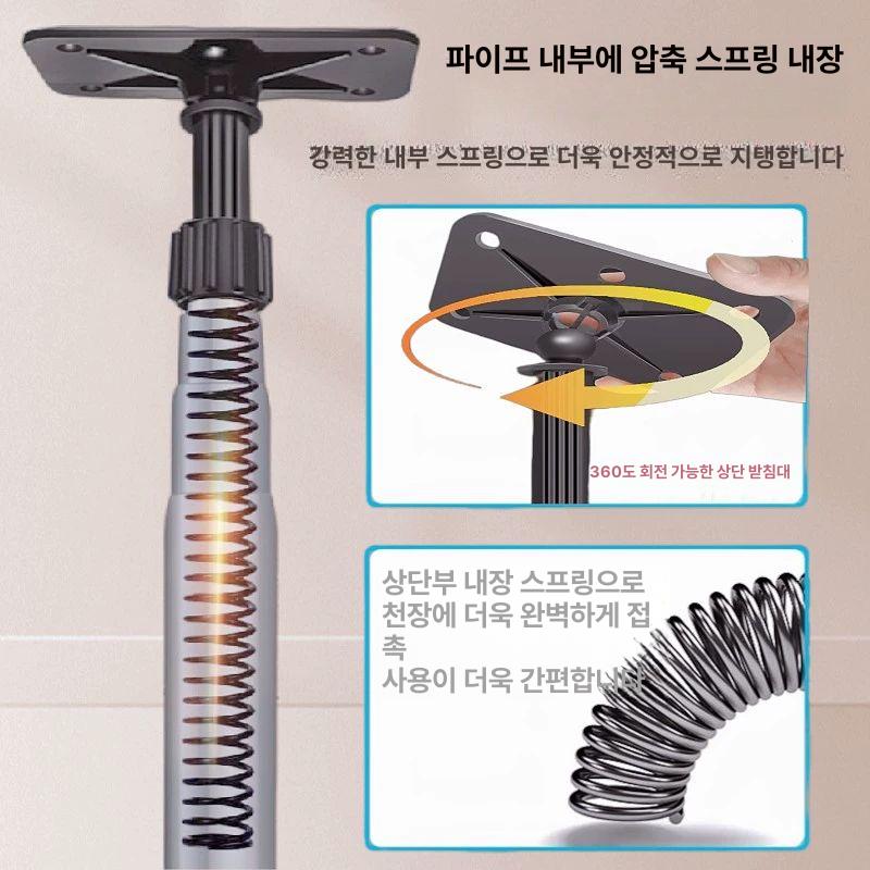 천장 지지대 철제 조절 브래킷 가구 다기능 조절식 막대 봉 조립식 씽크대상부장 천정 선반 - 상세 이미지 5